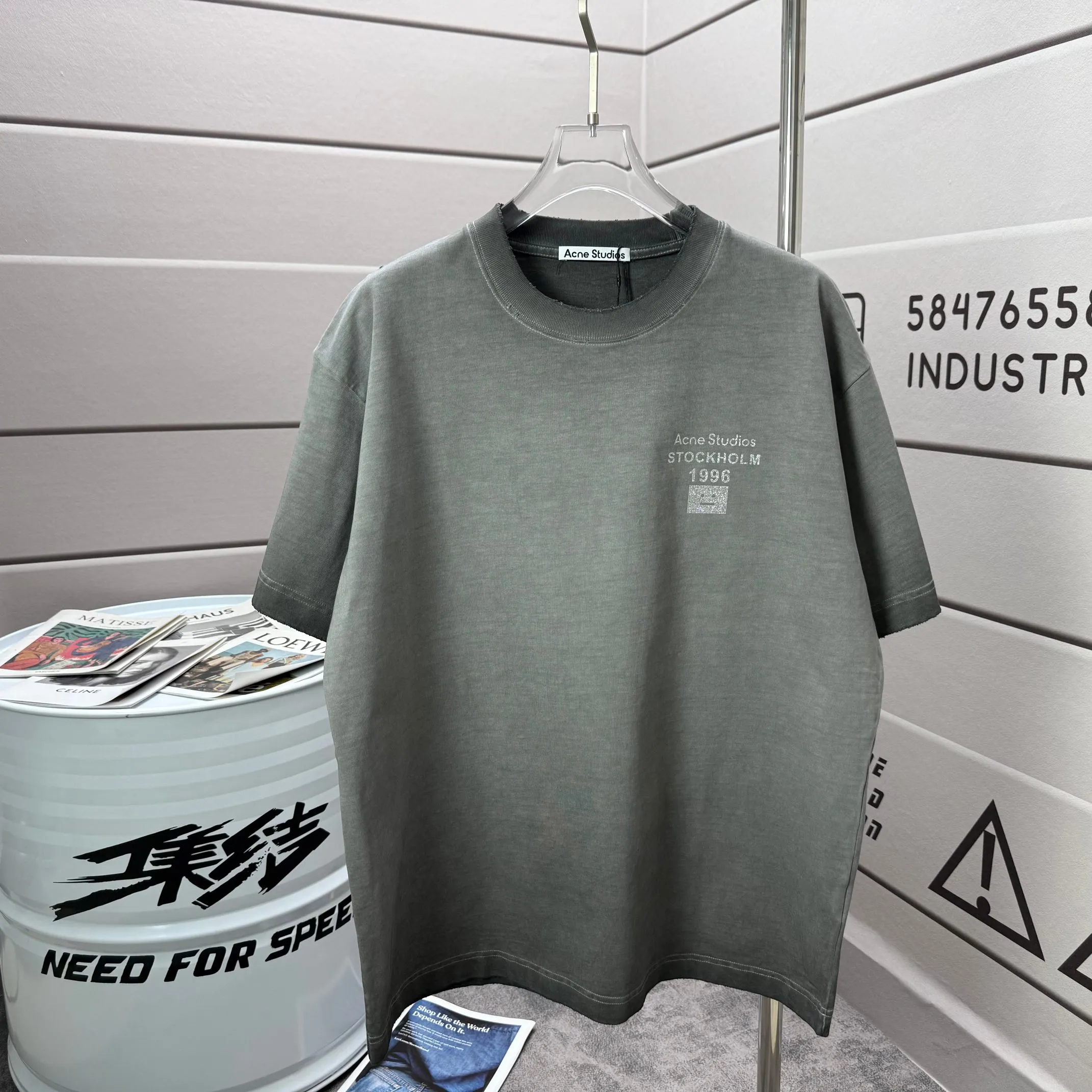 # 95 Acne studios * 2026 New Arrival tee Same Style : Size :S M L XL XXL Size： S （90-130 ） M （120-150 ） L （140-165 ） XL （160-180 ） XXL （180 ）